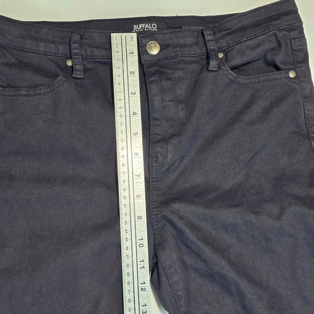 Buffalo David Bitton Hanna High Rise Soft Stretch Skinny Jeans Black 8/29
